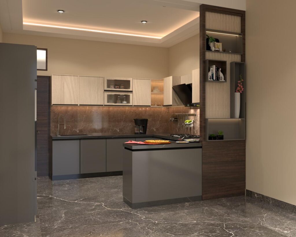 Modular Kitchen Design - MKD002.2 - inHouseInterior.com