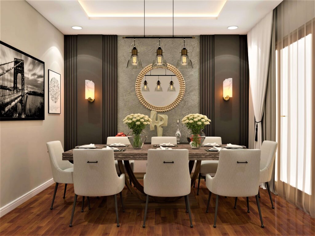 DR005 - Spacious modern dining room - Beautiful Homes