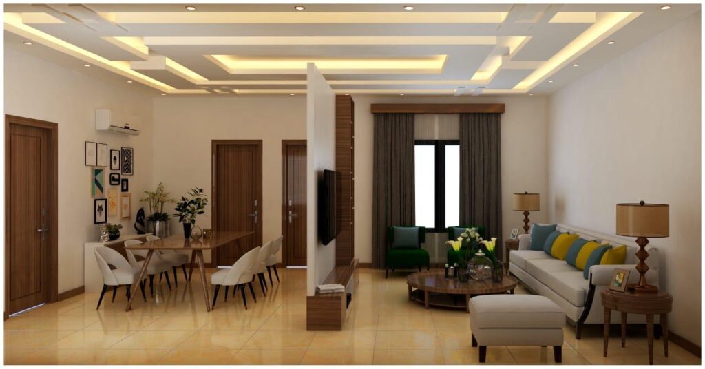 Living Room Interior Design - LRD001 - inHouseInterior.com