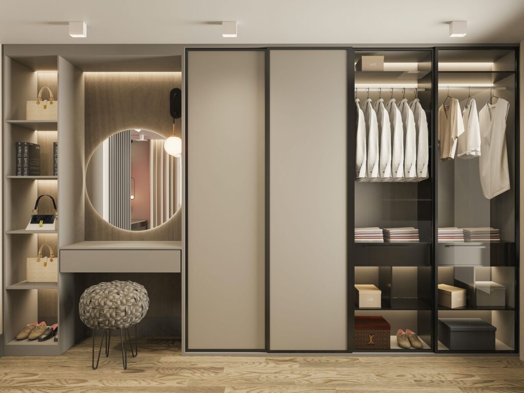 WRDB002 - Modern Wardrobe Design - inhouseinterior.com