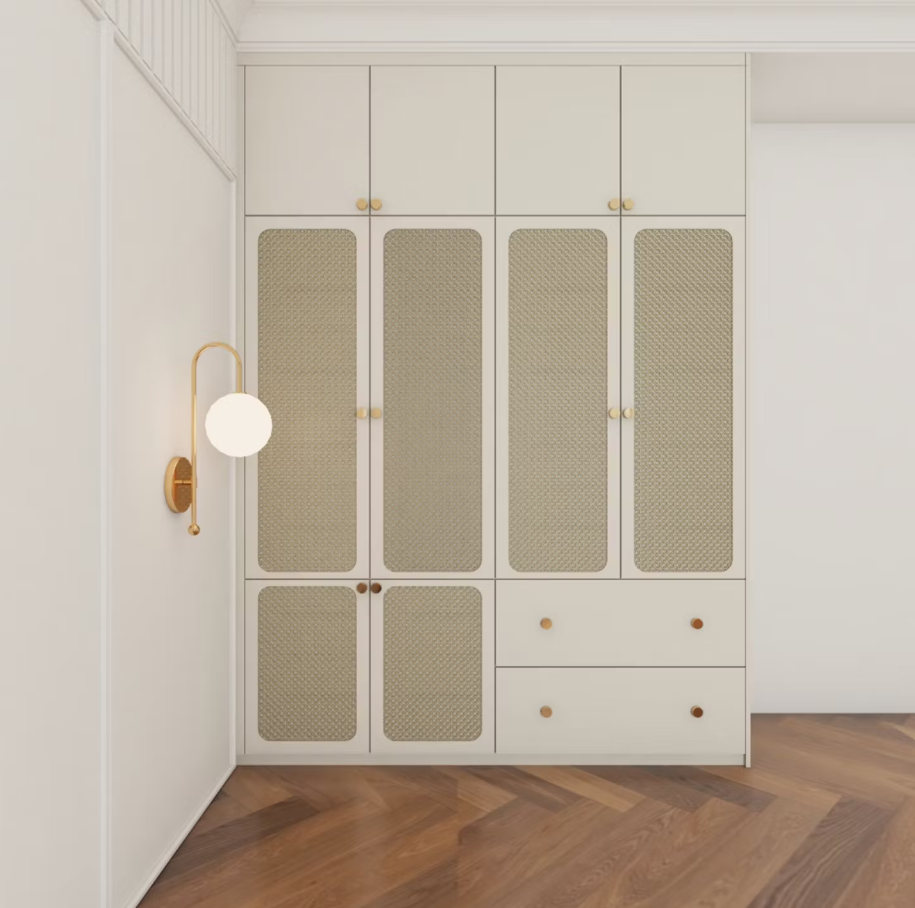 WRDB014 - Simple Wardrobe Interior Design - inhouseinterior.com