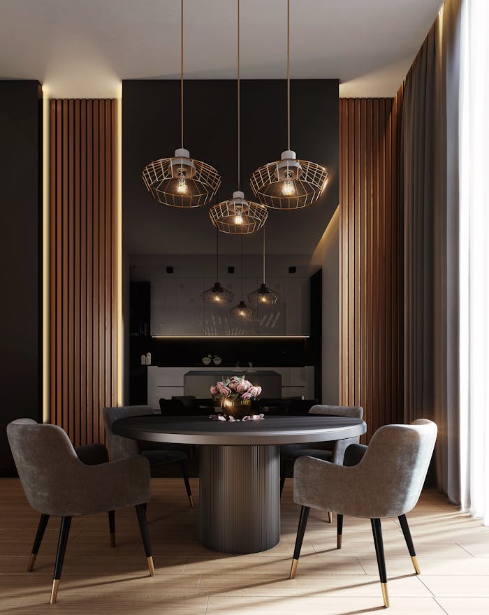 Dining Room Interior Design and Decor - DR009 - inhouseinterior.com